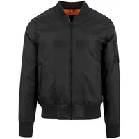 Build Your Brand Bomber Jacke - Black - XS