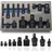 CCLIFE Stecknuss Adapter Set 17-tlg.