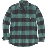 CARHARTT Midweight Flannel Plaid Hemd, grün, Größe 2XL
