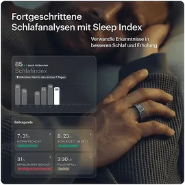 ultrahuman Ring Air Größe 5 / 51-53 mm Space Silver