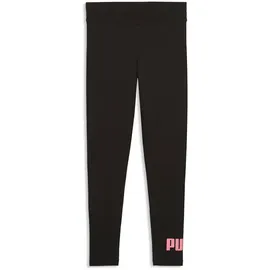 Puma Essentials 2 Color No.1 Logo Leggings Schwarz/Pink 176