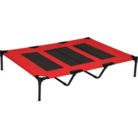 PawHut Hundekorb 122 x 92 x 23 cm rot