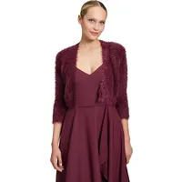 Vera Mont Strickbolero mit Struktur in wild ruby, |