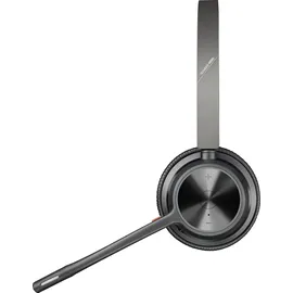 Plantronics Voyager 4320/R UC Stereo-Headset, kabellos, Geräuschunterdrückung, Schwarz