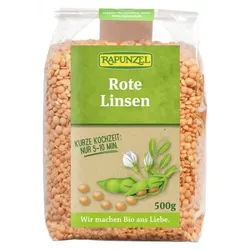 Rapunzel Linsen rot bio