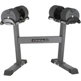 HAMMER Finnlo Smartlock Hantel-Set mit intelligentem Smartlock-System und Hantelständer (64 kg)