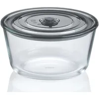 Kela Frischhaltedose rund transparent Ø 22,1 x H 11,6 cm 2,2 l