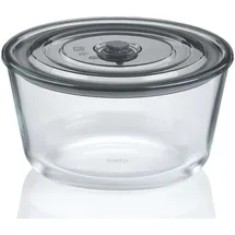 Kela Frischhaltedose rund transparent Ø 22,1 x H 11,6 cm 2,2 l