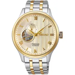 Seiko SSA464J1 Presage Herren-Automatikuhr Japanese Garden Bicolor