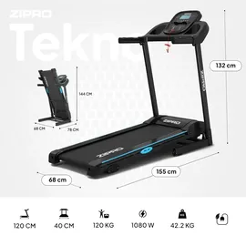 Zipro Laufband Zipro Tekno Schwarz
