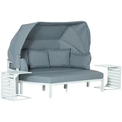 Outsunny Gartenmöbel Set Aluminium, Polyester