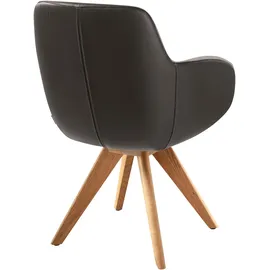 Musterring Esszimmerstuhl Tavia Leder braun