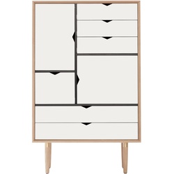 Andersen Furniture - S5 Kommode, Eiche geseift/ Fronten weiß