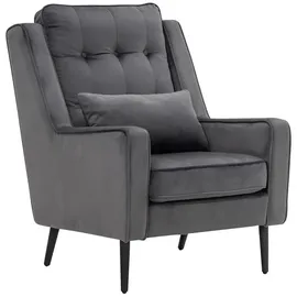 MCombo M Mcombo Ohrensessel Fernsehsessel Relaxsessel ohne Hocker, Samt, 7277DE-1