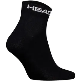 Head Socken 12er Pack-Elements All Sport Quarter 12P schwarz 43-46