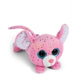 NICI GLUBSCHIS Maus Miss Mausie 15cm I Liegende Kuscheltier Maus mit großen Glitzeraugen I Plüschtier für Schmusetierliebhaber I Stofftier – 49297