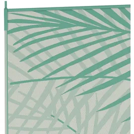 Outsunny Outdoor-Teppich mit Tragetasche, Wendeteppich Kunststoffteppich Grün, 365x274 cm