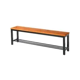 ADB Sitzbank 200 x 42 x 40 cm buche lackiert / anthrazitgrau