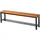 ADB Sitzbank 200 x 42 x 40 cm buche lackiert / anthrazitgrau