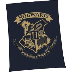 Wohndecke HARRY POTTER "Harry Potter", schwarz, B:150cm L:200cm, Polyester, Wohndecken, mit tollem Harry Potter Motiv, Kuscheldecke