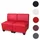 MCW Couch Kunstleder 2-Sitzer Rot