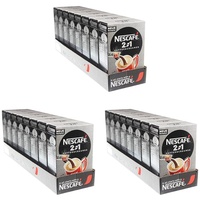 NESCAFÉ 2-in-1 Getränkepulver-Sticks, löslicher Bohnenkaffee mit Creamer, Instant-Kaffee aus erlesenen Kaffeebohnen, koffeinhaltig, 24er Pack (8 x 10 Getränkepulver-Sticks à 8g)