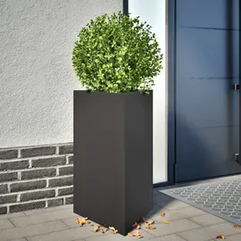 vidaXL Pflanzkübel 40 x 34,5 x 70 cm Schwarz