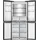 Hisense RQ5P470SAFD Multi Door (483 l, 1785 mm hoch, Schwarz)