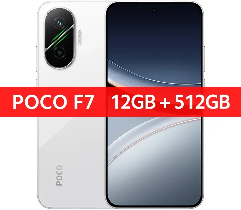 【Weltpremiere】POCO F7 5G Global Version Snapdragon ®   8s Gen 4 NFC 6,83 1,5K AMOLED Display 50MP Kamera OIS 6500mAh Smartphone