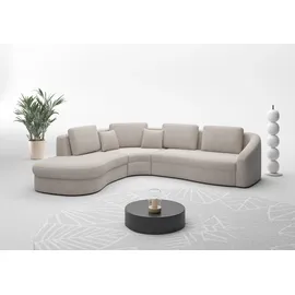 sit&more Ecksofa SIT & MORE "Jazz L-Form", beige (nature), B:303cm H:88cm T:274cm, 95% Polyester 5% Polyamid, Sofas, Ecksofa, In weiteren Größen erhältlich