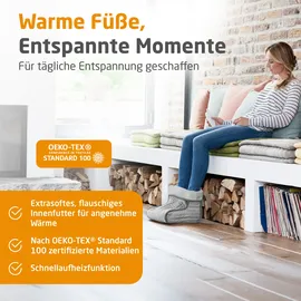 Medisana FWS grau Fußwärmer