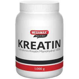MEGAMAX Kreatin Monohydrat 100% Pulver 1000 g
