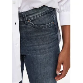 Only "ONLWAUW LIFE MID SK DNM", Damen, Gr. M (38), Länge 30, blau (blau schwarz denim), Denim/Jeans, Obermaterial: 64% Baumwolle, 31% Polyester, 3% Viskose, 2% Elasthan, unifarben, skinny fit, Jeans 5-Pocket-Jeans