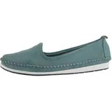 Andrea Conti Damen Slipper 0027449 Ballerina Mokassins, Größe:40 EU, Farbe:Blau