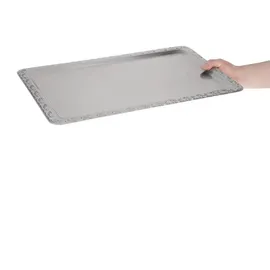 APS Servierplatte SCHÖNER ESSEN silber 53,0 x 32,5 cm