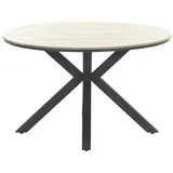 Gardissimo ARMATI Nonwood Alu-Gartentisch Gartenmöbel 148cm (rund) anthrazit / hell