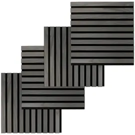 PROVISTON Akustikpaneel PROVISTON Eiche dunkel 4 St. 40 x 40 x 2,1 cm