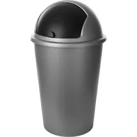 livinja Mülleimer 50 l Silber