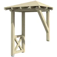 SKANHOLZ Vordach Wesel 3 188 x 126 cm beige