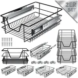 Kesser KESSER® Teleskopschublade ? Küchenschublade ? Küchenschrank ? Korbauszug ? Schrankauszug ? Vollauszug ? Schublade