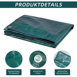 Trendline Gewebeplane 4 x 5 m Grün