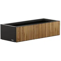 Herstera Pflanzkübel Deco Planter Xic M 40 x 100 x 25 cm Schwarz