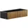 Herstera Pflanzkübel Deco Planter Xic M 40 x 100 x 25 cm Schwarz