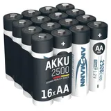 Ansmann Akku AA 2500 mAh 16 St.