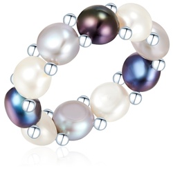 Valero Pearls Perlen-Ring Sterling Silber Süßwasser-Zuchtperle in One size Damen 