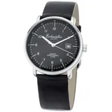 EICHMÜLLER Herrenuhr 7027-02, Schwarz Lederband, 38 mm