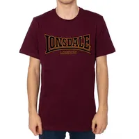 Lonsdale Classic Kurzarm-t-shirt - Oxblood - M