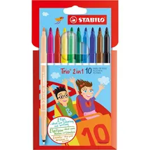 Stabilo Filzstift und Fineliner 10 St. mehrfarbig