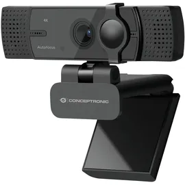 Conceptronic AMDIS07B 4K-UltraHD Autofokus-Webcam