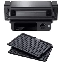 Braun MultiGrill 5 2000 W schwarz/silber